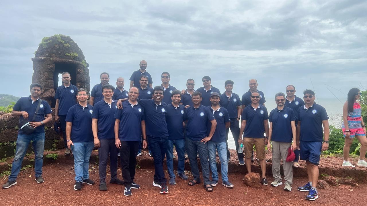DRDO colleagues at a coastal heritage site